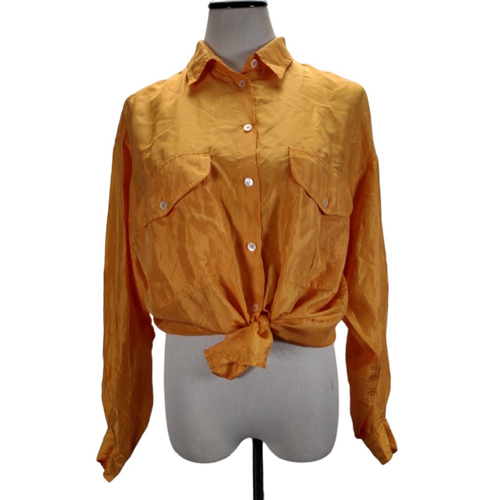 Vintage Basic First Issue Orange Top Size L/Xl Si… - image 1